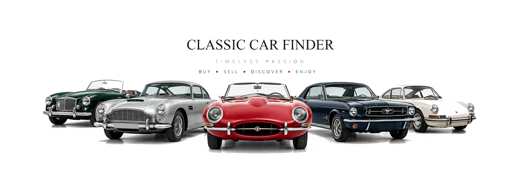 Classic cars on a country road